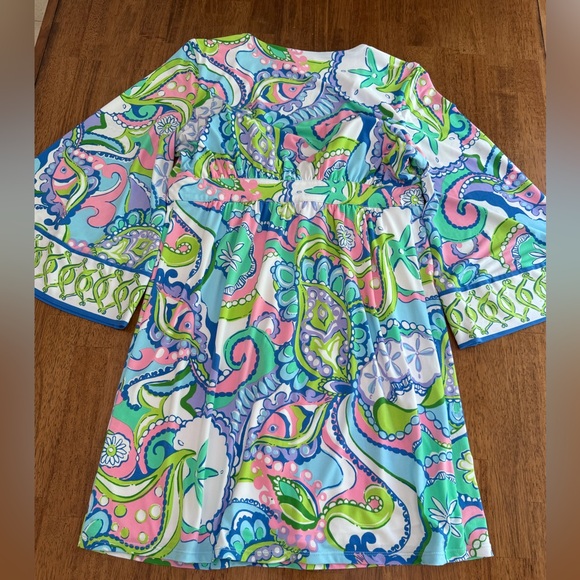 Lilly Pulitzer Tropez Tunic Dress SZ M Multi Conch Republic Engineered - Picture 4 of 14